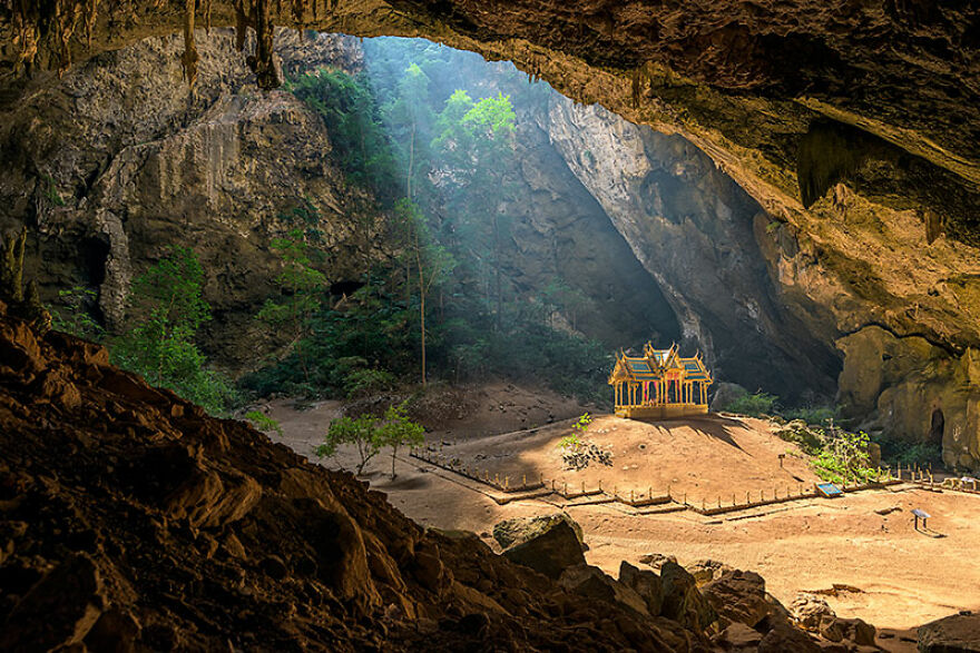 Royal Pavilion In Phraya Nakhon Cave In Khao Sam Roi Yot National Park By Berryj