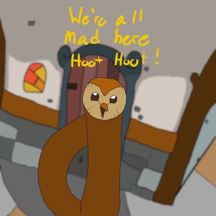 A (Really) Old Drawing Of Hooty From The Owl House