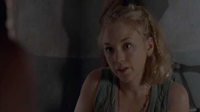 Beth Greene talking