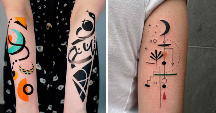 Artistry Meets Self-Expression In These 122 Abstract Tattoo Ideas
