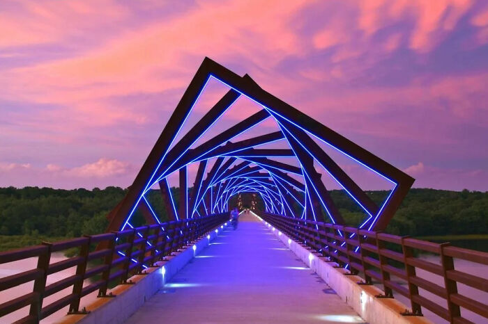 Puente para caminantes - Condado de Boone, Iowa