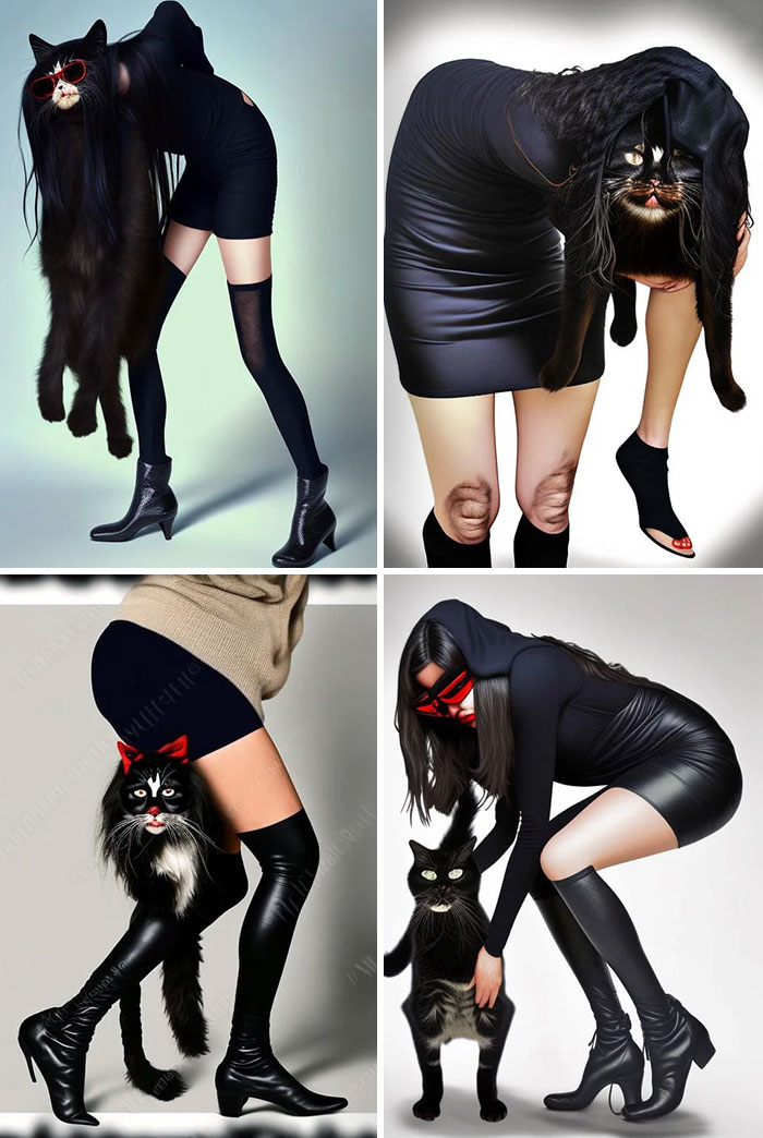 I Was Just Trying To Create A Cat Burglar With Thigh High Boots And Black Hair