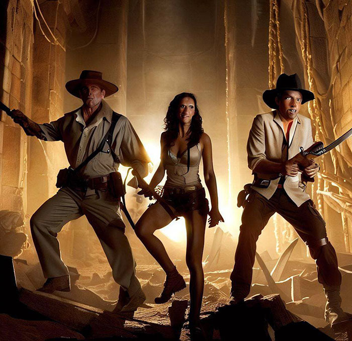Indiana Jones And Lara Croft, The Tomb Raiders Of The Lost Ark