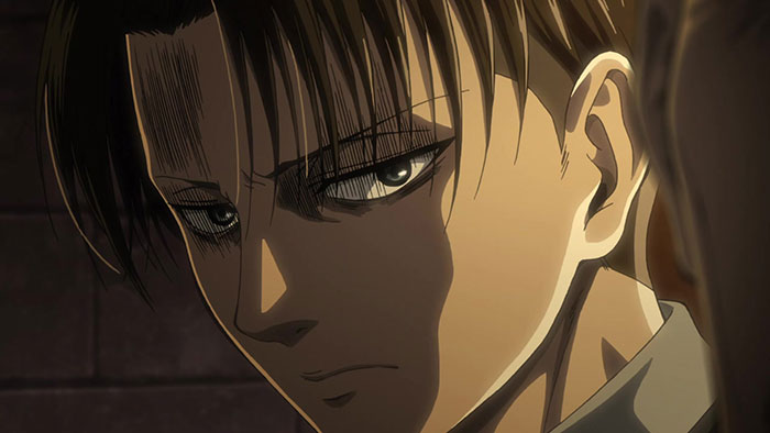 Levi Ackerman angry