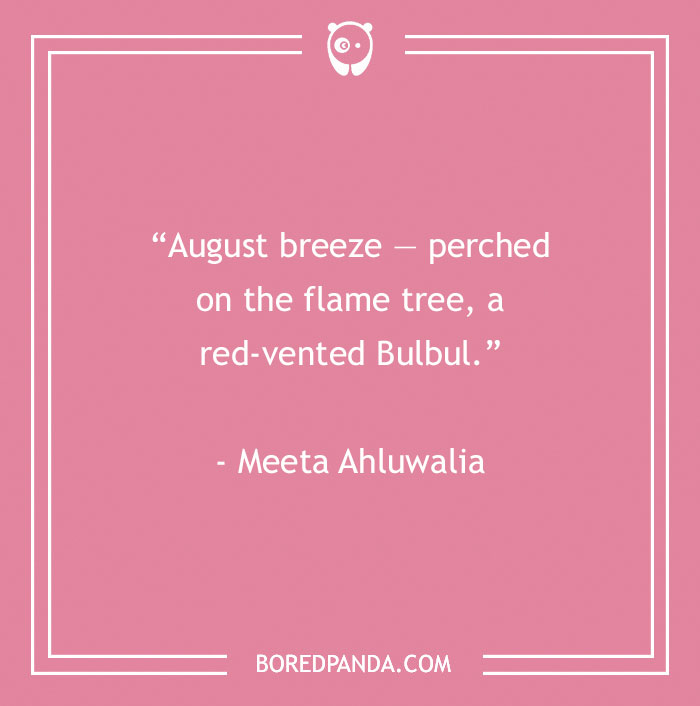 Meeta Ahluwalia About The Breeze Of August 