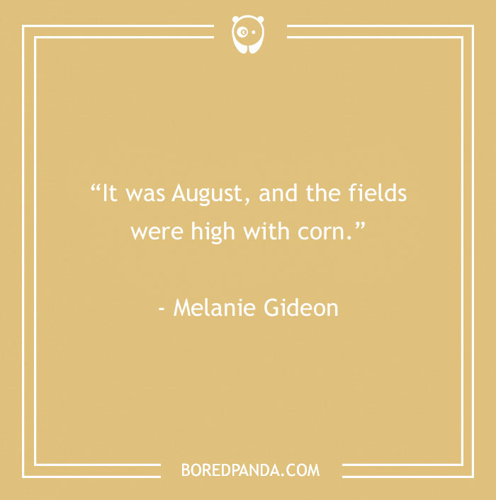 Melanie Gideon About Cor Being High 