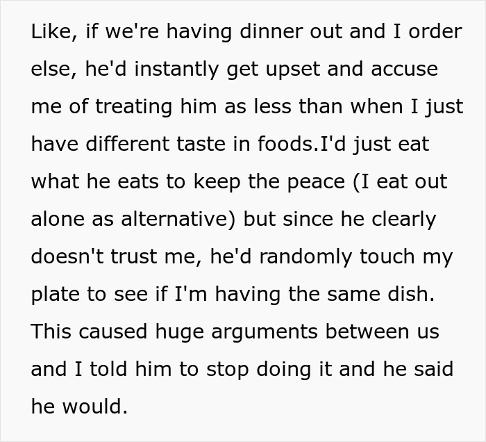 Couple Quarrels After Blind BF Touches GF's Food To Make Sure She Ordered The Same Dish He Did