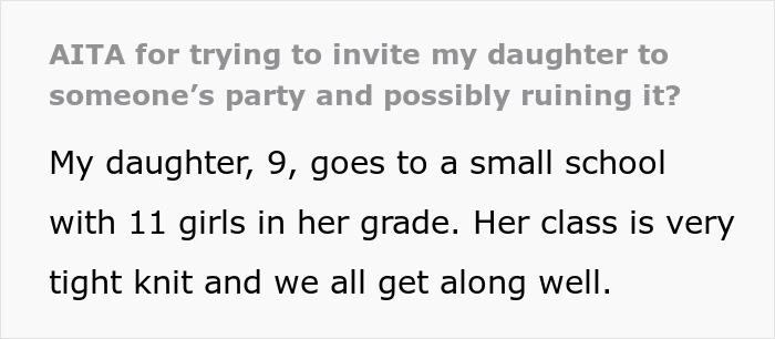 Parent Reveals Why Their Daughter Was Excluded From B-Day Party, 4 Others Forbid Their Kids From Going Parent Reveals Why Their Daughter Was Excluded From B-Day Party, 4 Others Forbid Their Kids From Going