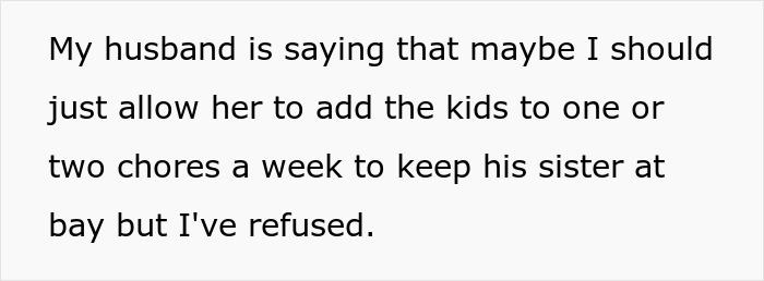 Woman Demands SIL’s Kids Do Chores Around The House They Don’t Even Live In, Drama Ensues Woman Demands SIL’s Kids Do Chores Around The House They Don’t Even Live In, Drama Ensues