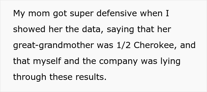 “It’s Frankly Embarrassing”: Woman Confronts Mom About Their Ancestry After Taking A DNA Test “It’s Frankly Embarrassing”: Woman Confronts Mom About Their Ancestry After Taking A DNA Test
