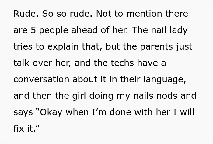 Poster Receives Mixed Reactions After Sharing How They Taught Entitled Nail Salon Clients A Lesson Poster Receives Mixed Reactions After Sharing How They Taught Entitled Nail Salon Clients A Lesson