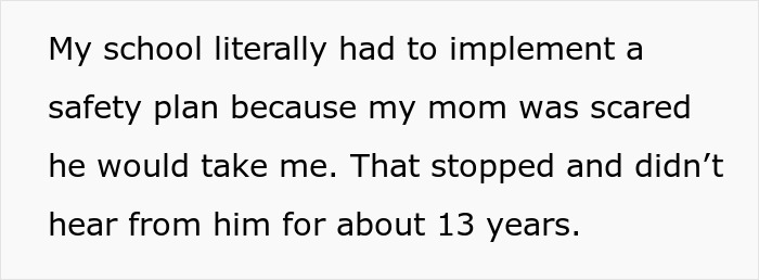 “I Took It All”: Dad Reappears In Child’s Life 13 Years Later, Gets Double-Crossed In Revenge “I Took It All”: Dad Reappears In Child’s Life 13 Years Later, Gets Double-Crossed In Revenge