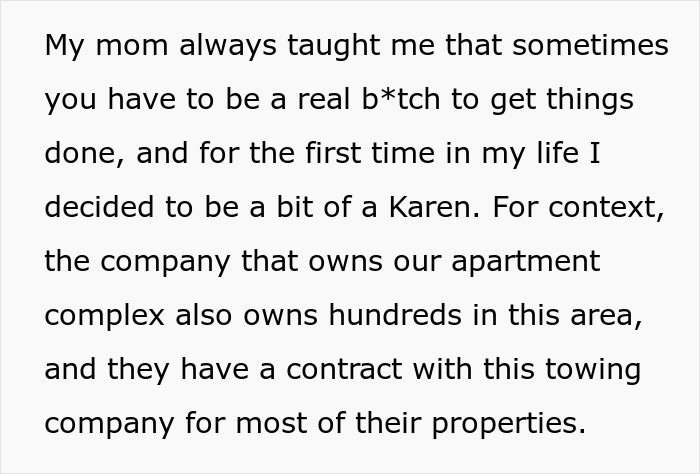 "The Employee Spit In His Face": GF Gets Revenge On Tow Company That Wrongfully Towed Her BF's Car