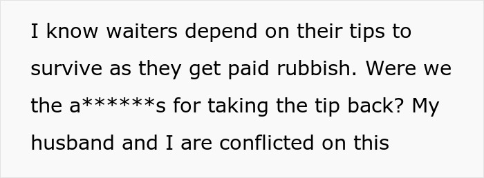 Couple Takes Back $50 Tip After The Waiter Complains It’s Not Enough Couple Takes Back $50 Tip After The Waiter Complains It’s Not Enough