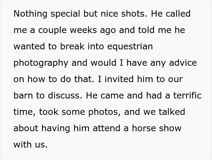 Photographer Thinks He’s Entitled To $1000 And Free Specialized Training, Gets Reality Check Photographer Thinks He’s Entitled To $1000 And Free Specialized Training, Gets Reality Check