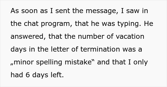 Boss Makes A “Minor Spelling Mistake” In Job Termination Letter, Eats Dirt When Employee Complies Boss Makes A “Minor Spelling Mistake” In Job Termination Letter, Eats Dirt When Employee Complies