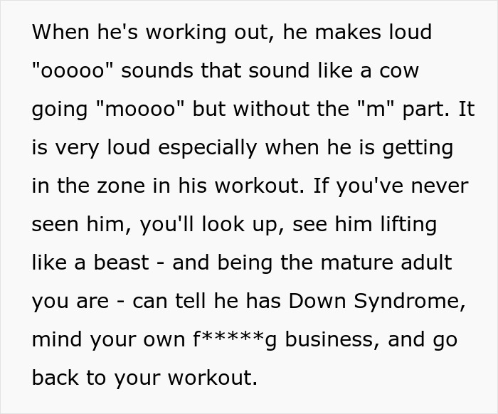 “Angry Lady Yelled At A Special Needs Person At The Gym So We Did A Bit Of Trolling” “Angry Lady Yelled At A Special Needs Person At The Gym So We Did A Bit Of Trolling”