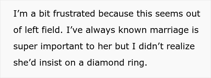Guy Refuses To Spend $10k On An Engagement Ring, Gets A Reality Check Online Guy Refuses To Spend $10k On An Engagement Ring, Gets A Reality Check Online