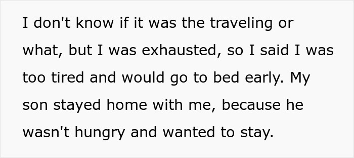 Woman Gets Grilled By SIL For Skipping Dinner And Not Making Breakfast For Them The Next Day