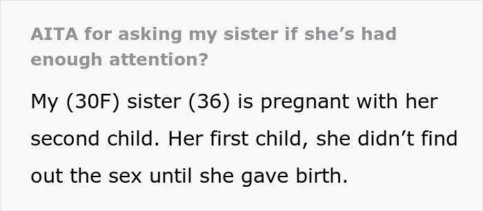 Sister Tries To Steal Woman’s Baby Shower Thunder, Gets Politely Told To Shut It