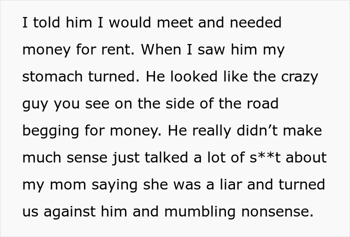 “I Took It All”: Dad Reappears In Child’s Life 13 Years Later, Gets Double-Crossed In Revenge “I Took It All”: Dad Reappears In Child’s Life 13 Years Later, Gets Double-Crossed In Revenge