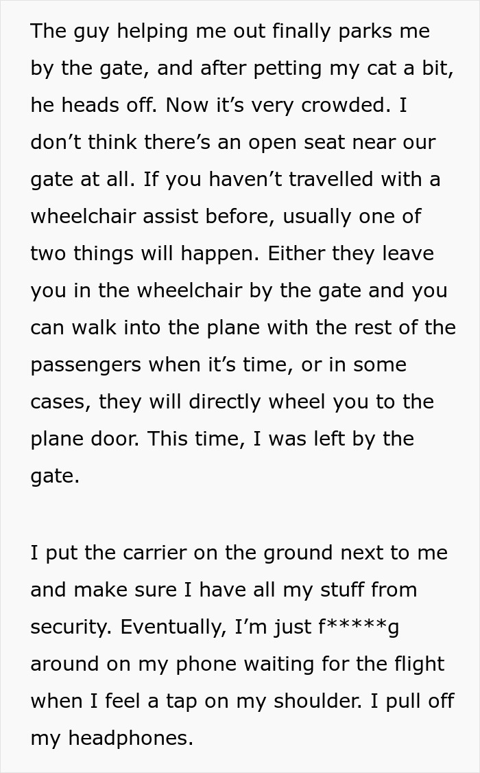 “I Just Need You Out Of The Chair”: Entitled Mother Harasses A Traveler In A Wheelchair “I Just Need You Out Of The Chair”: Entitled Mother Harasses A Traveler In A Wheelchair