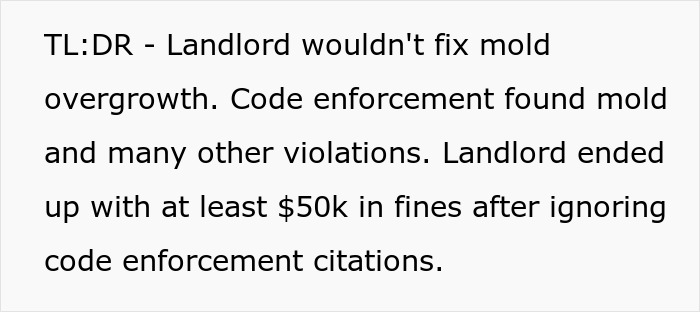 Tenant Finds Mold In The House Landlord Refuses To Do Anything, Tenant Makes Him Regret It