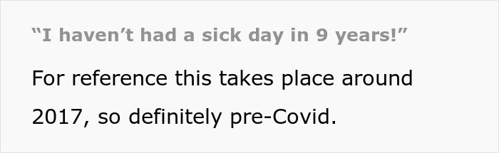Boss Doesn’t Believe Employee Is Actually Sick, Demands She Come In, Gets Karma Served Boss Doesn’t Believe Employee Is Actually Sick, Demands She Come In, Gets Karma Served