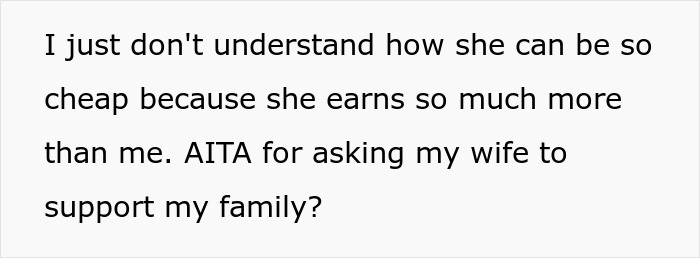 Husband Mad At Wife For Not Giving His Parents Money, Gets Wake-Up Call From The Internet Husband Mad At Wife For Not Giving His Parents Money, Gets Wake-Up Call From The Internet