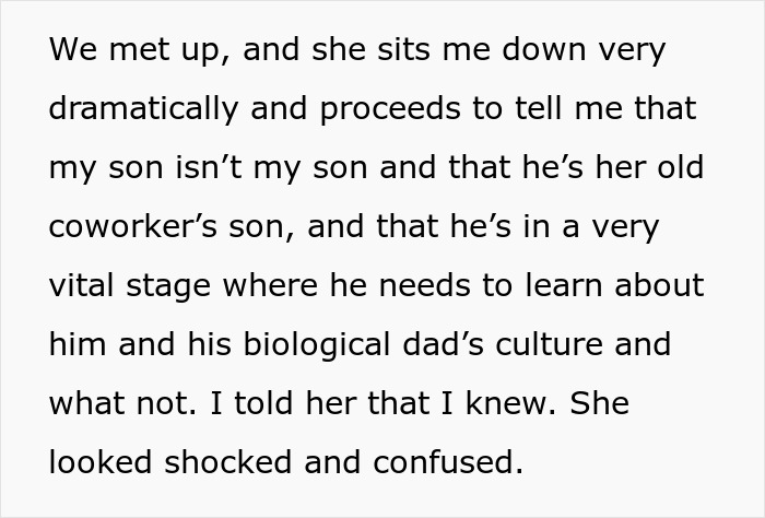 Guy Raises His Son Even Though He Knows He's Not His, Ex Is Livid He Found Out Somehow Guy Raises His Son Even Though He Knows He's Not His, Ex Is Livid He Found Out Somehow