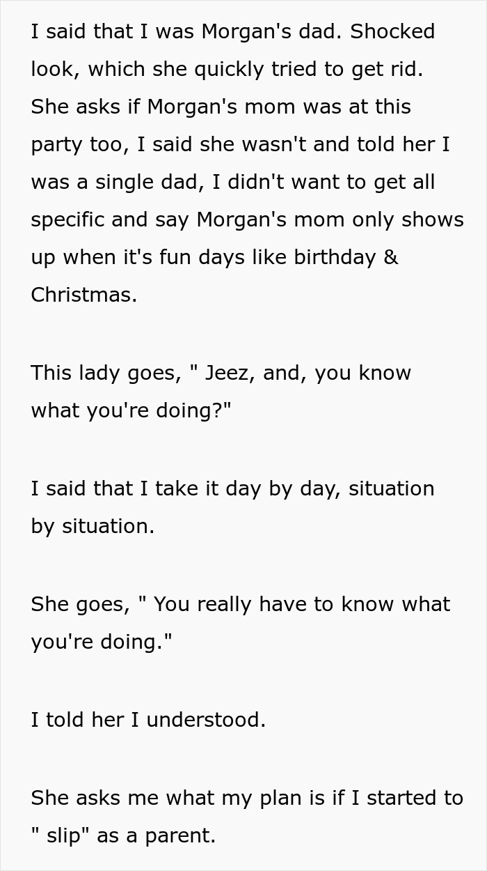 "I Take It Day By Day": Dad Sarcastically Puts Random Mom In Her Place For Questioning His 'Skills' "I Take It Day By Day": Dad Sarcastically Puts Random Mom In Her Place For Questioning His 'Skills'