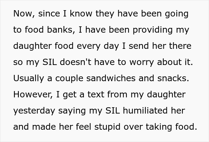 Mom Asks If She Handled The Situation Over Struggling SIL’s Food Like A Jerk, Gets No Sympathy Mom Asks If She Handled The Situation Over Struggling SIL’s Food Like A Jerk, Gets No Sympathy