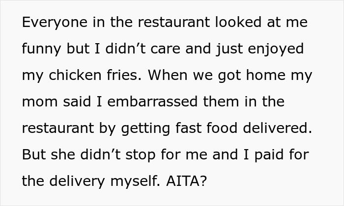 Woman Doesn’t See Anything Wrong With Ordering Burger King To A Restaurant, Gets A Reality Check Woman Doesn’t See Anything Wrong With Ordering Burger King To A Restaurant, Gets A Reality Check