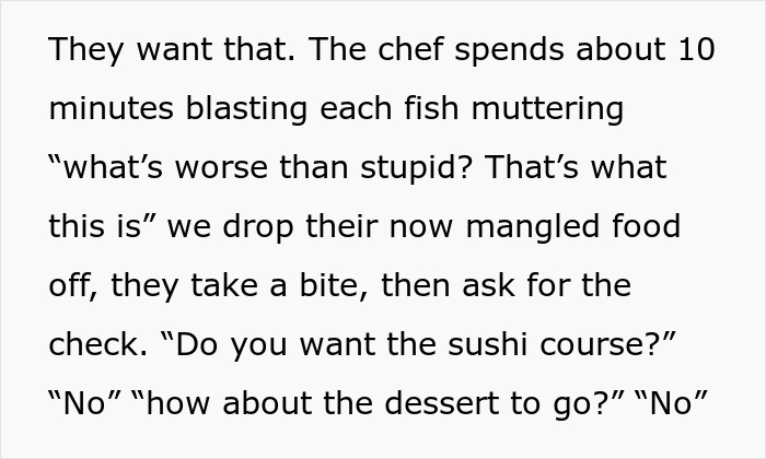 "What’s Worse Than Stupid? That’s What This Is": Customers Don't Know Sushi Is Raw Fish