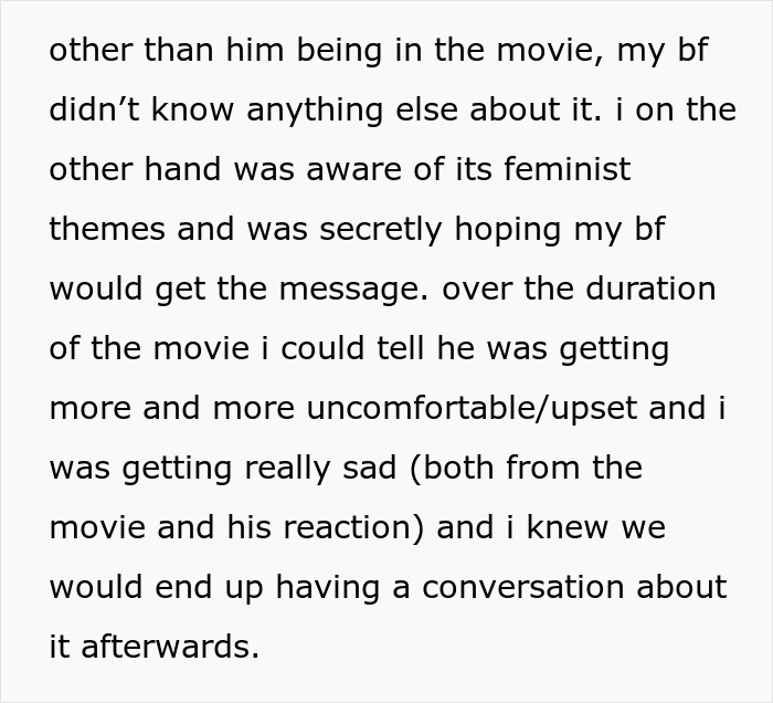 Woman Dumps Boyfriend Over His Bigoted Reaction To Barbie Movie Woman Dumps Boyfriend Over His Bigoted Reaction To Barbie Movie