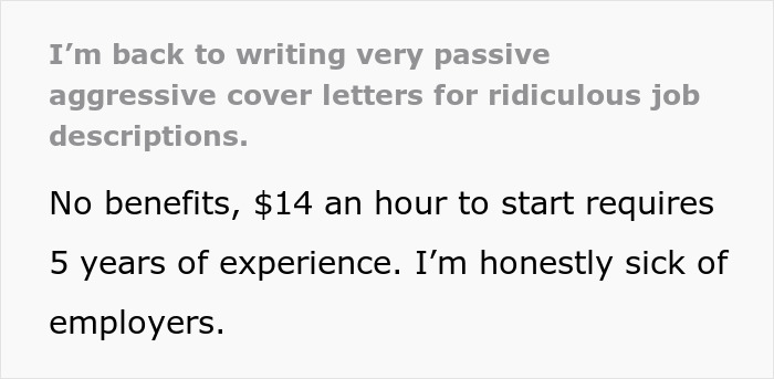 “Touch Some Grass, Please”: Job Applicant Hits Back At Insulting Job Offer With Cover Letter