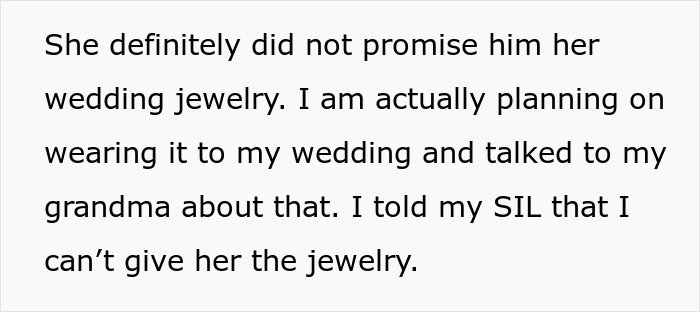 Woman Inherits Her Grandmother’s Jewelry And Refuses To Let Her SIL Have It