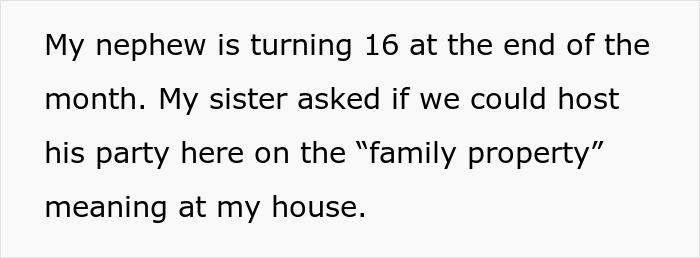 Spoiled Teenager Gets His Birthday Plans Dashed After Aunt Refuses To Host His Birthday Party Spoiled Teenager Gets His Birthday Plans Dashed After Aunt Refuses To Host His Birthday Party