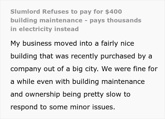 Landlord Denies $400 Refund For Repairs, IT Guy Amps Up His Machinery So It Costs Him $500/Month