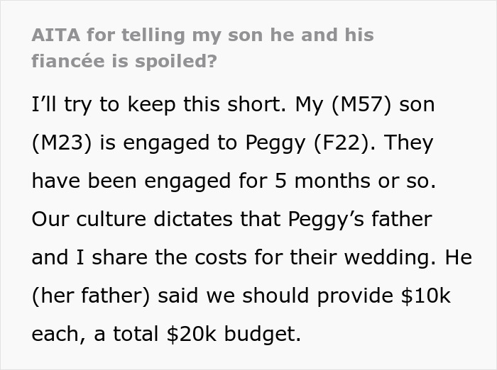 Dad Wants Son To Throw A Wedding For Under $10k Like He Did In The ‘80s, Gets Brought Back To 2023