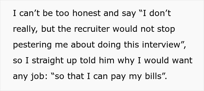 Netizens Back This Man Mocking The Expectation To Express Over-The-Top Motivation In Job Interviews Netizens Back This Man Mocking The Expectation To Express Over-The-Top Motivation In Job Interviews