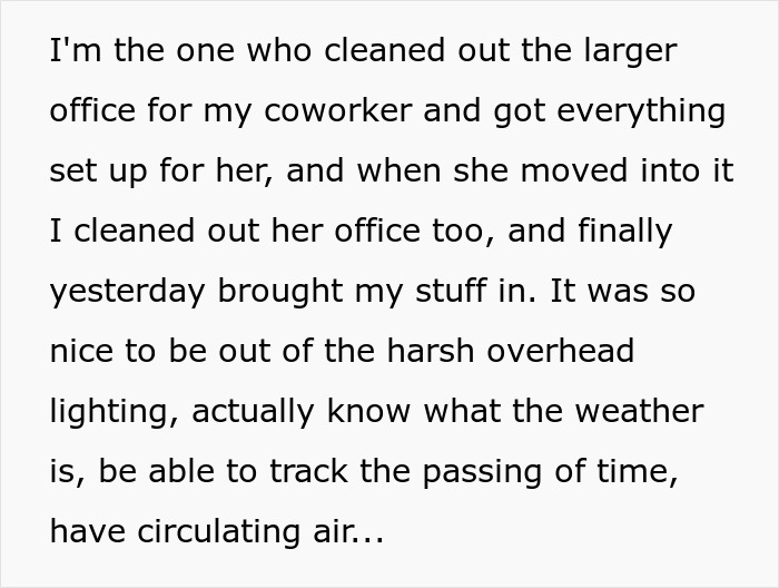 Worker Realizes How Lowly They’re Regarded After Getting Humiliated Over A Better Office Desk Worker Realizes How Lowly They’re Regarded After Getting Humiliated Over A Better Office Desk