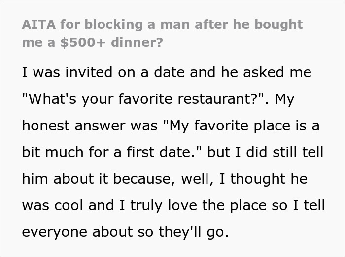 Man Acts Strange During First Date, Woman Thinks He ‘Tested’ Her And Ends It Right Away Man Acts Strange During First Date, Woman Thinks He ‘Tested’ Her And Ends It Right Away