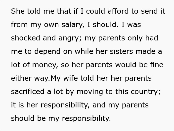 Husband Mad At Wife For Not Giving His Parents Money, Gets Wake-Up Call From The Internet Husband Mad At Wife For Not Giving His Parents Money, Gets Wake-Up Call From The Internet