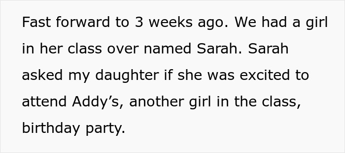 Parent Reveals Why Their Daughter Was Excluded From B-Day Party, 4 Others Forbid Their Kids From Going Parent Reveals Why Their Daughter Was Excluded From B-Day Party, 4 Others Forbid Their Kids From Going