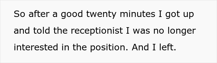 Educator Waits For 20 Minutes After Getting Summoned For An Interview And Then Leaves Educator Waits For 20 Minutes After Getting Summoned For An Interview And Then Leaves
