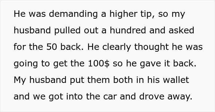 Couple Takes Back $50 Tip After The Waiter Complains It’s Not Enough Couple Takes Back $50 Tip After The Waiter Complains It’s Not Enough