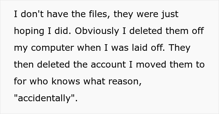 Person Gets Axed 30 Mins Before Clocking Out, A Year Later Is Offered Cash To Get Back Vital Files Person Gets Axed 30 Mins Before Clocking Out, A Year Later Is Offered Cash To Get Back Vital Files