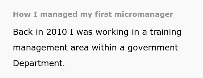Employee Engages In Malicious Compliance To Show Their Superior That Micromanaging Is Not The Answer Employee Engages In Malicious Compliance To Show Their Superior That Micromanaging Is Not The Answer