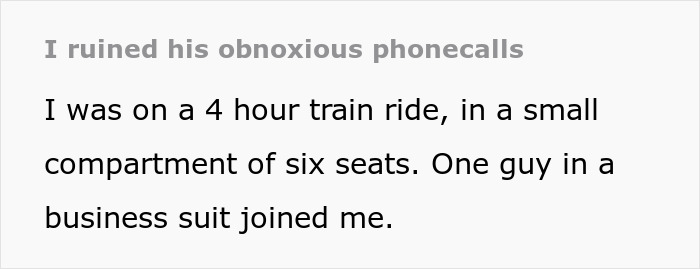 Woman Ruins Man’s Phone Calls After He Ignores Her Request To Keep It Quiet Woman Ruins Man’s Phone Calls After He Ignores Her Request To Keep It Quiet